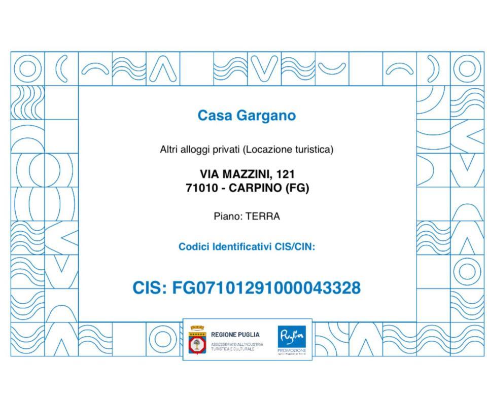 Casa Gargano Lägenhet Carpino Exteriör bild